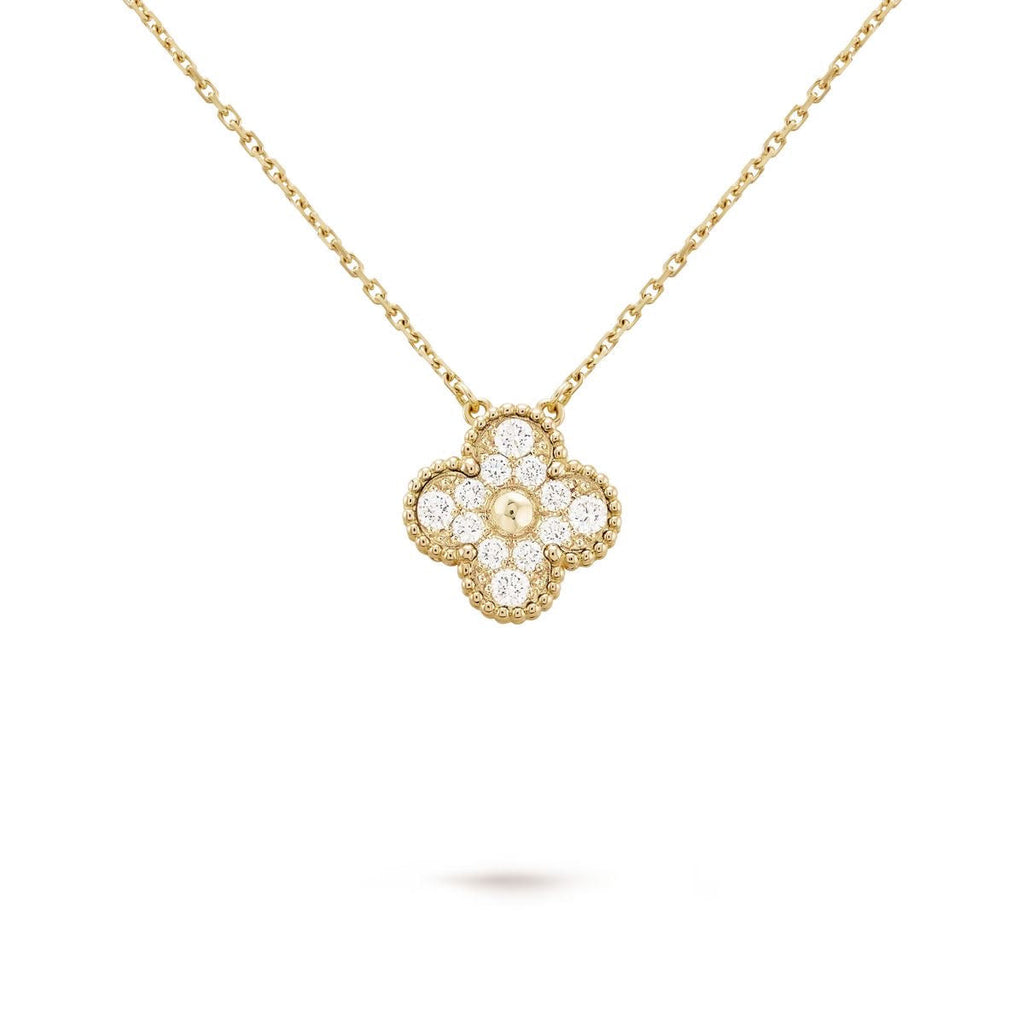 14ct Clover Charm Pendant