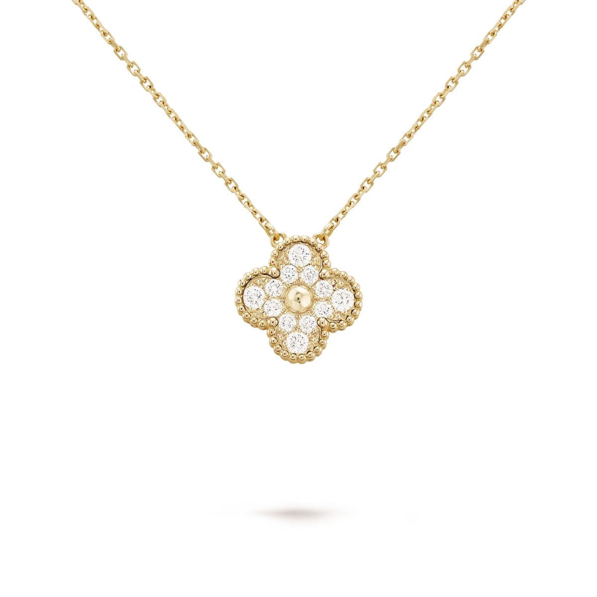 14ct Clover Charm Pendant