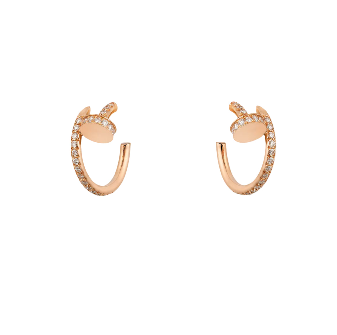 14ct Gold Nail Earrings