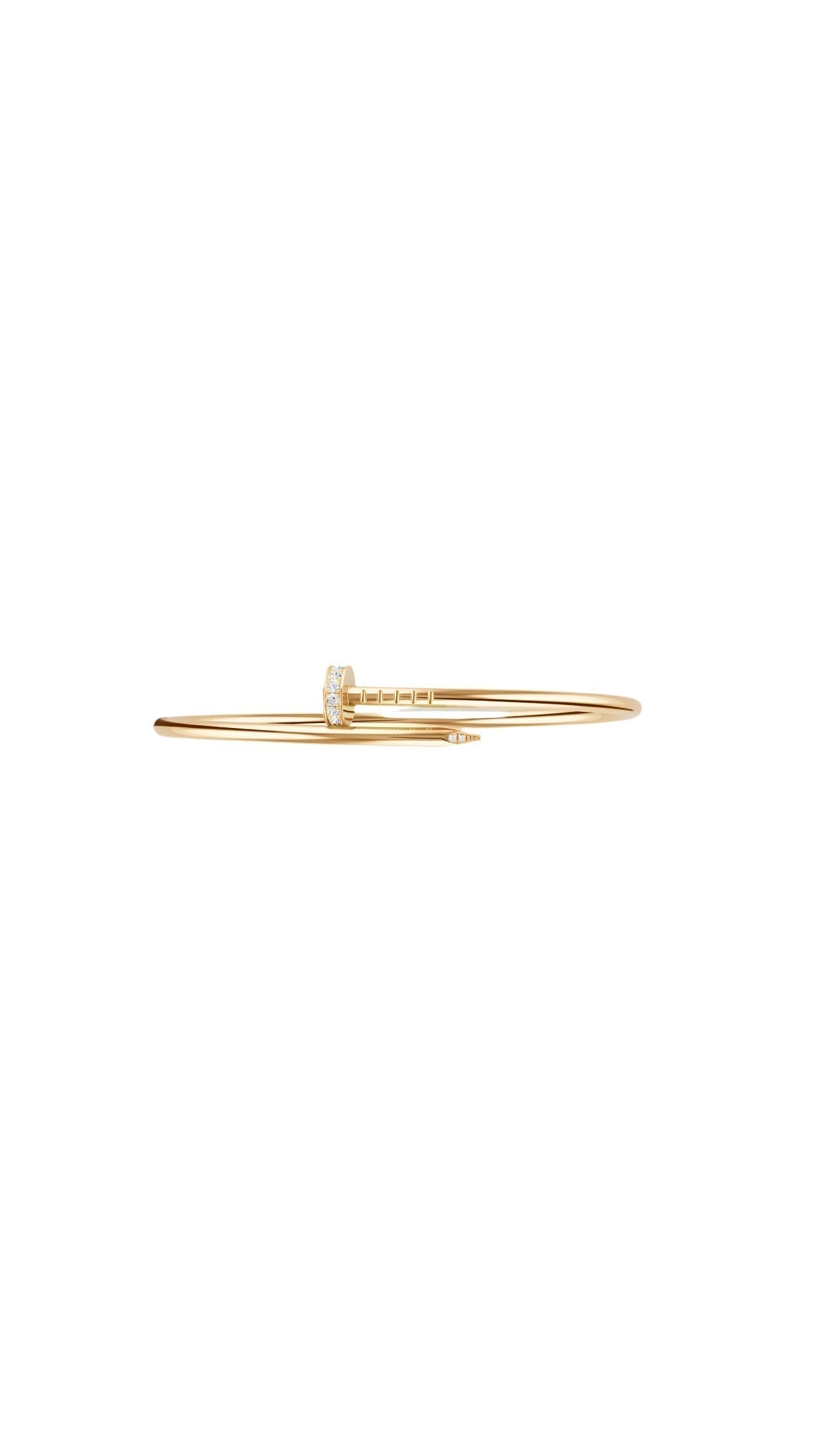 14ct Yellow Gold Nail Bracelet/Small