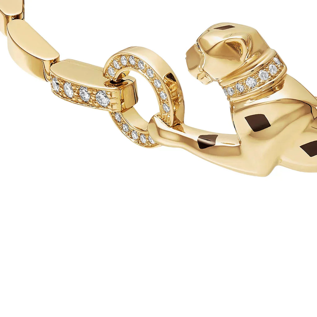 14ct Yellow Gold Panthere Bracelet