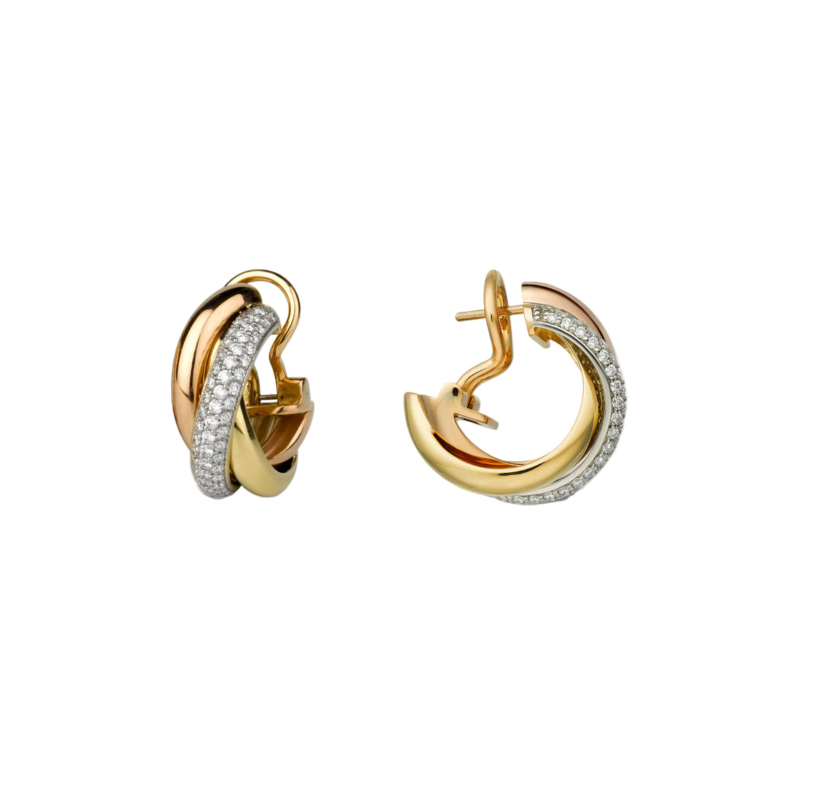 14ct Trinity Earrings