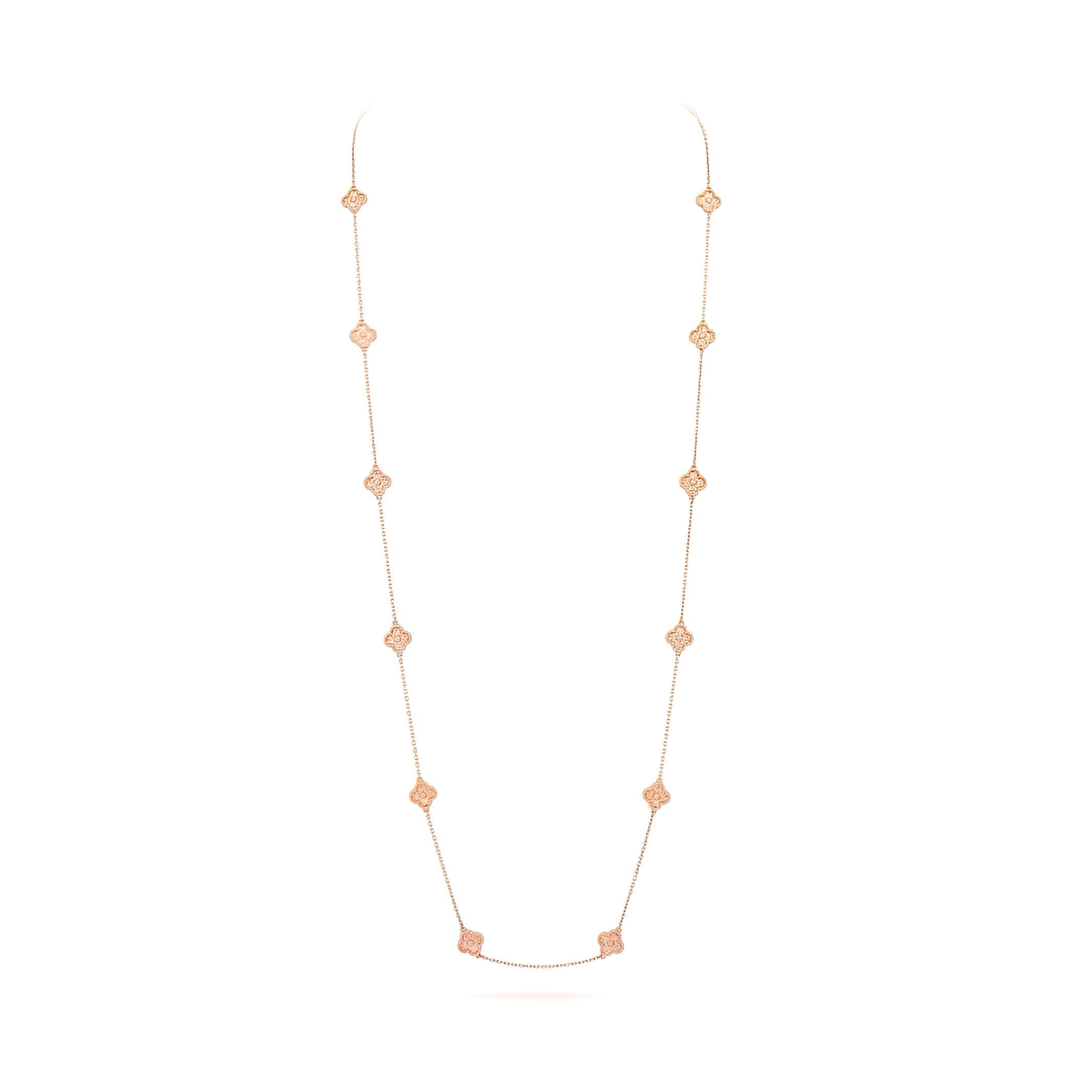 14ct Clover Charm Necklace/Mini