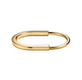 14ct Gold Lock Bangle