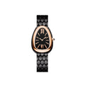14ct Rose Gold Serpenti Ceramic Watch