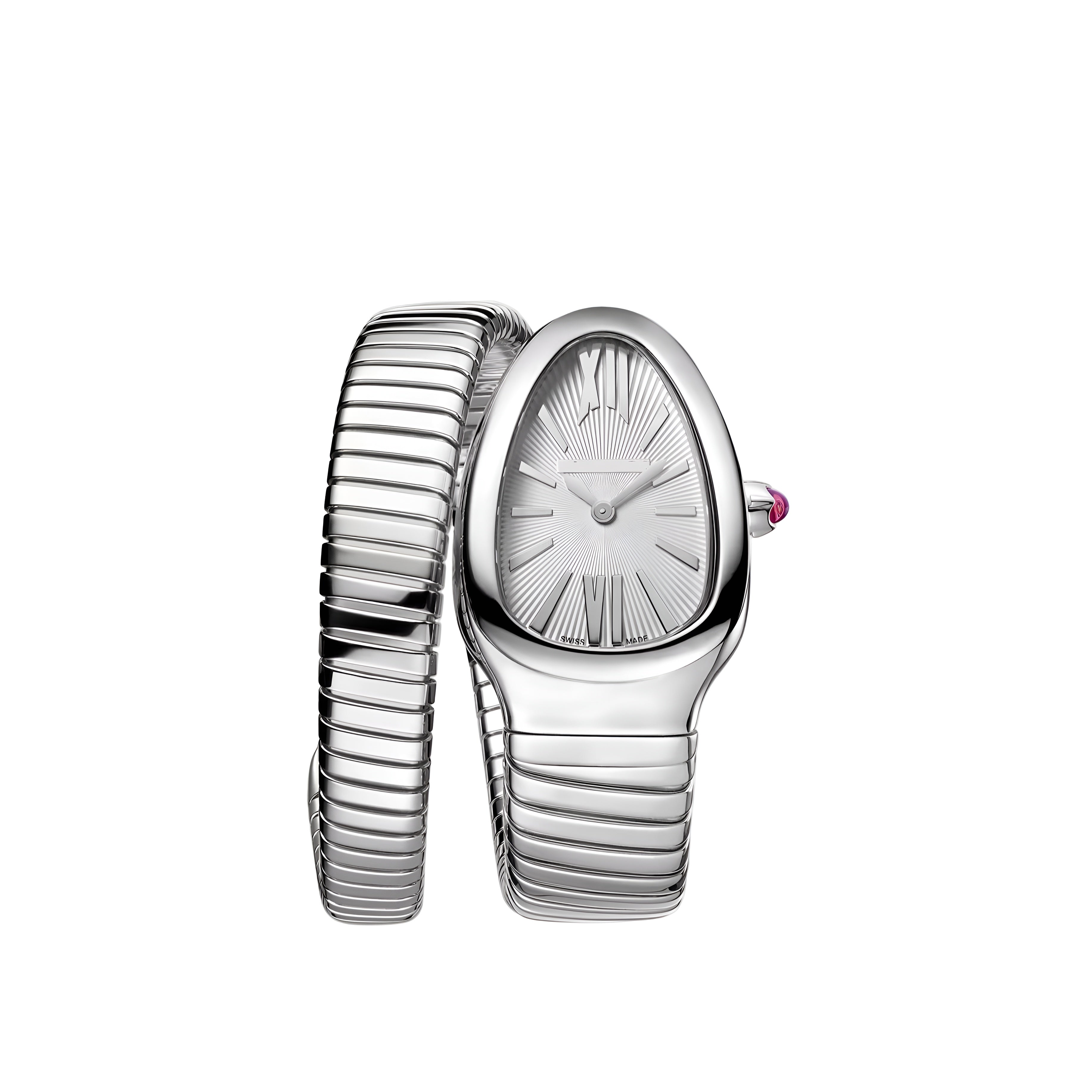 14ct White Gold Serpenti Watch