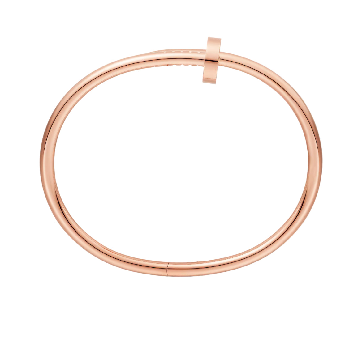 14ct Rose Gold Nail Bracelet