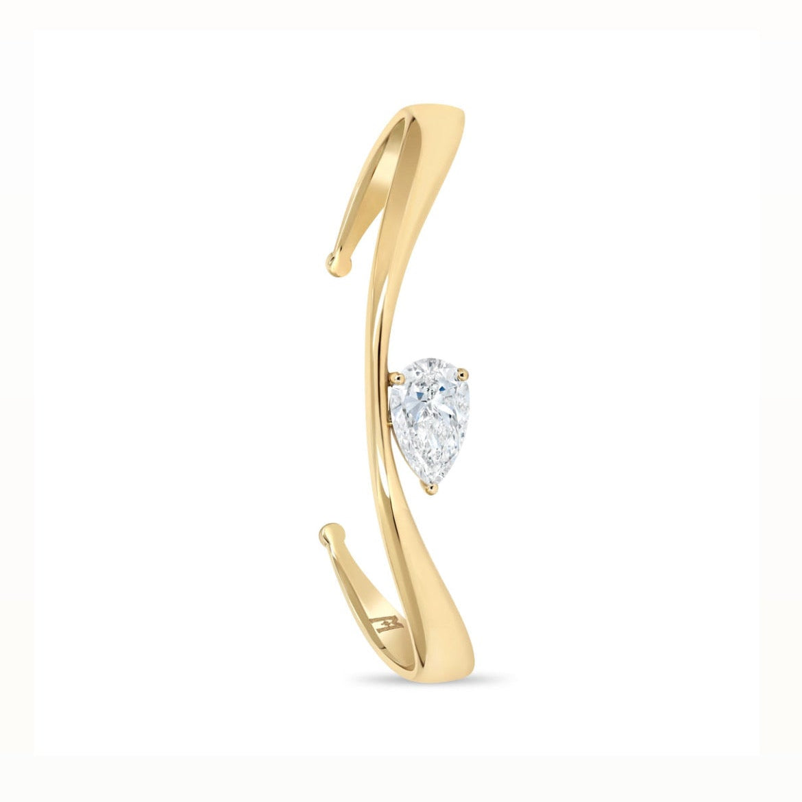 14ct Gold Wave Bracelet