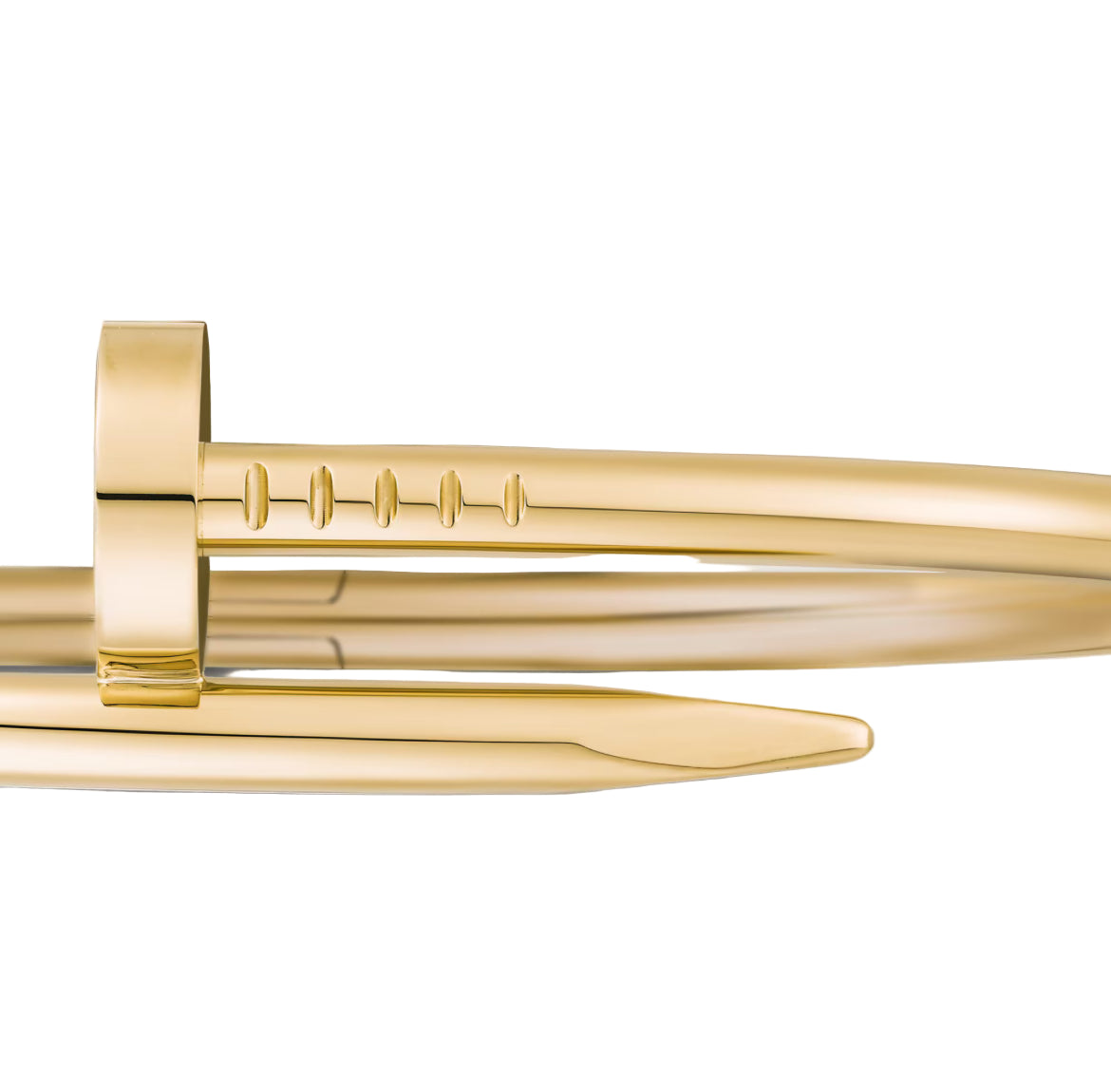 14ct Yellow Gold Nail Bracelet