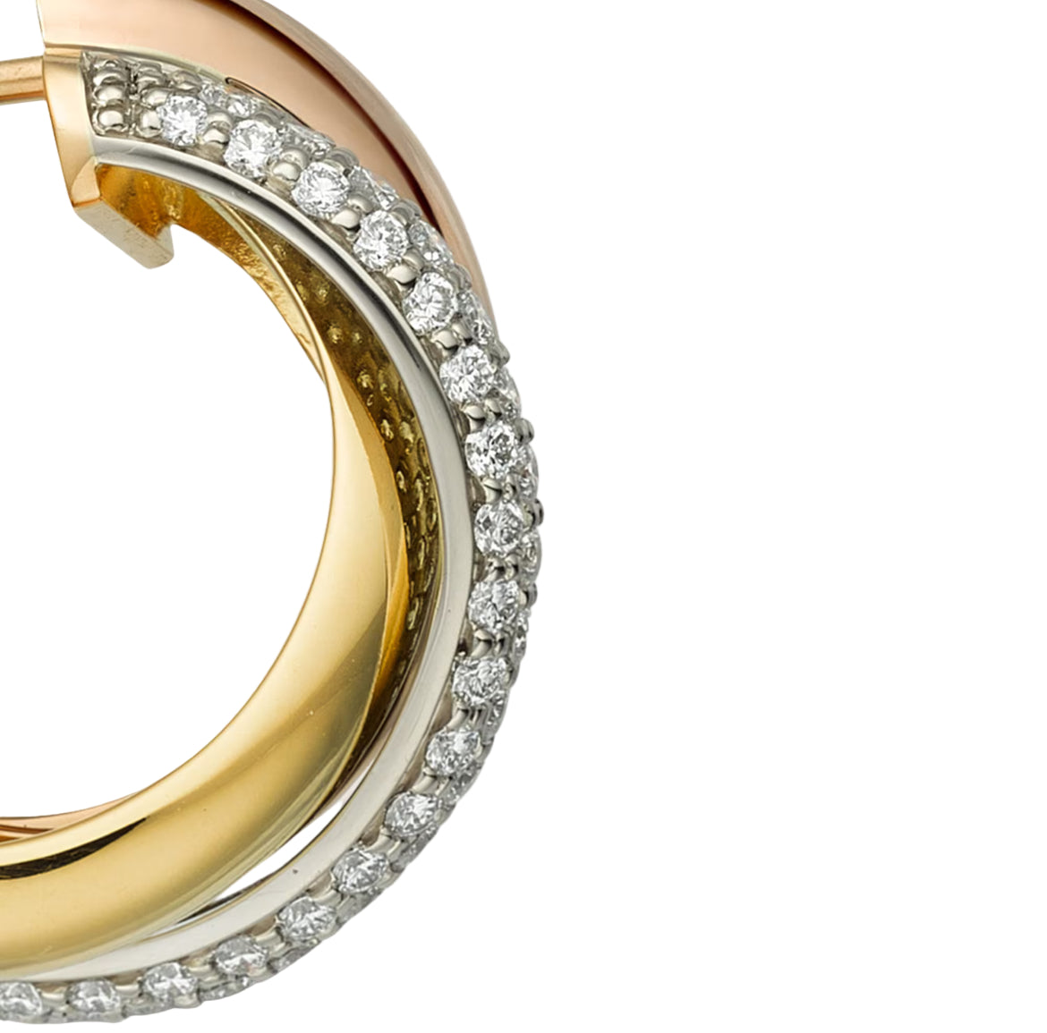 14ct Trinity Earrings