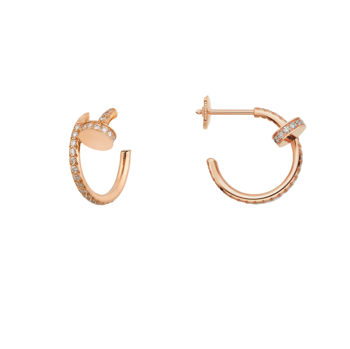 14ct Gold Nail Earrings