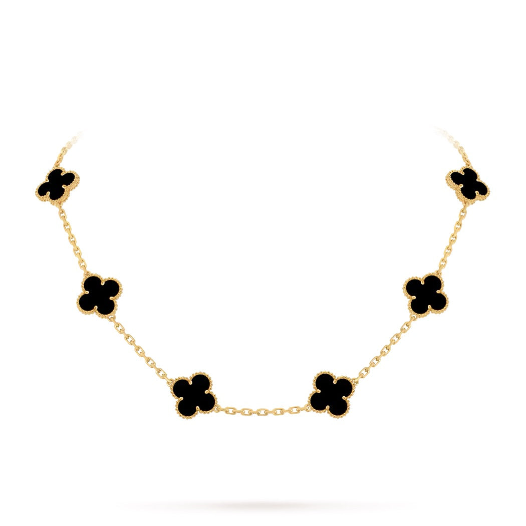 14ct Clover Charm Necklace