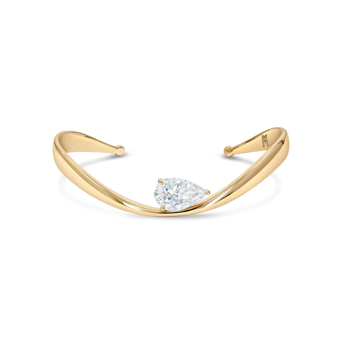 14ct Gold Wave Bracelet