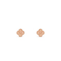 14ct Clover Charm Earrings/Mini