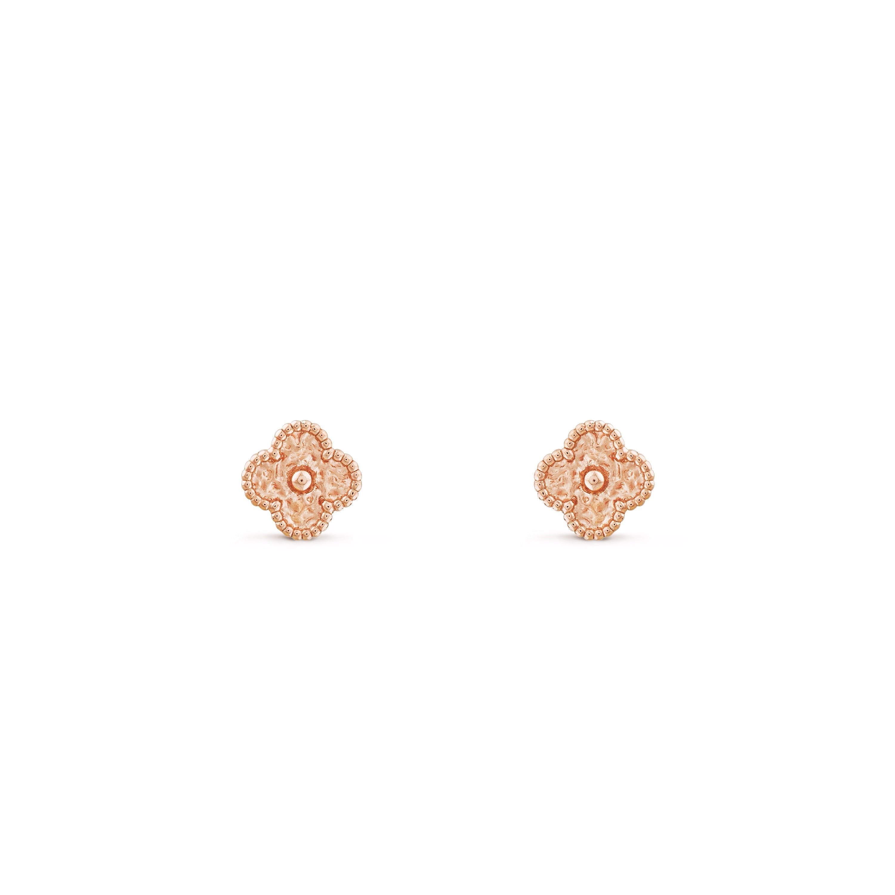 14ct Clover Charm Earrings/Mini
