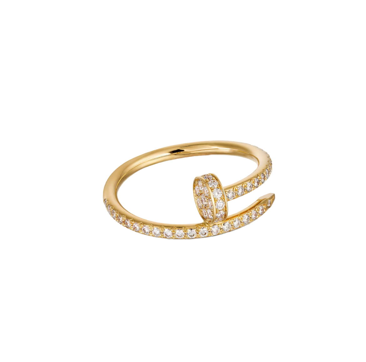 14ct Yellow Gold Nail Ring