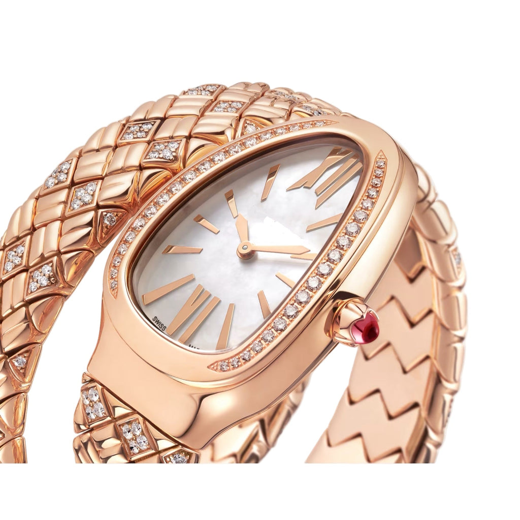 14ct Rose Gold Serpenti Watch