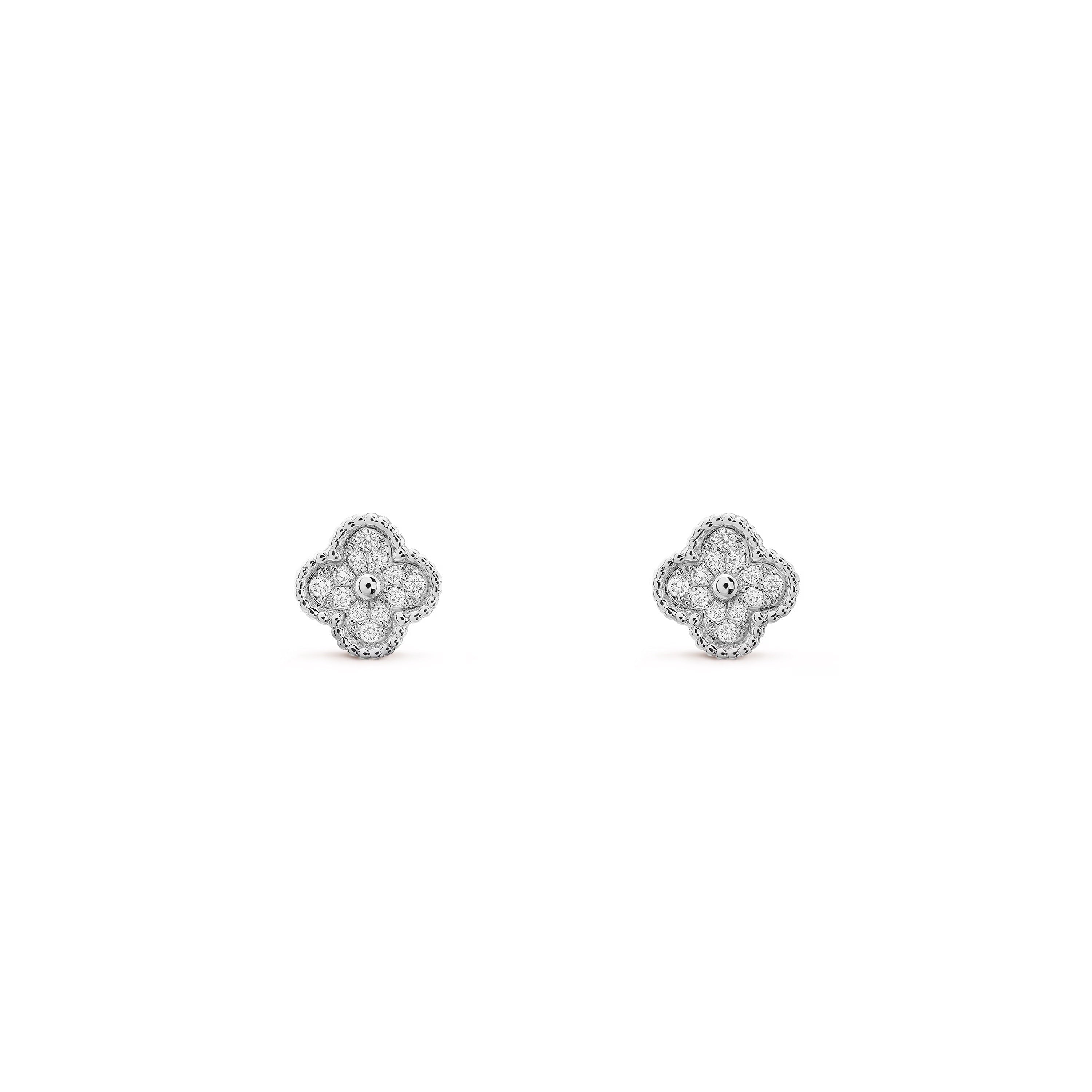 14ct Clover Charm Earrings/Mini