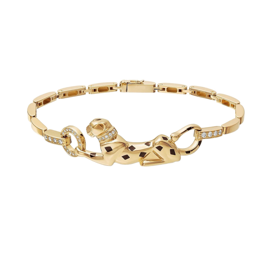 14ct Yellow Gold Panthere Bracelet