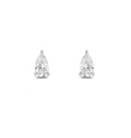 14ct White Pearl Shape Stud Earrings