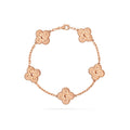14ct Clover Charm Bracelet