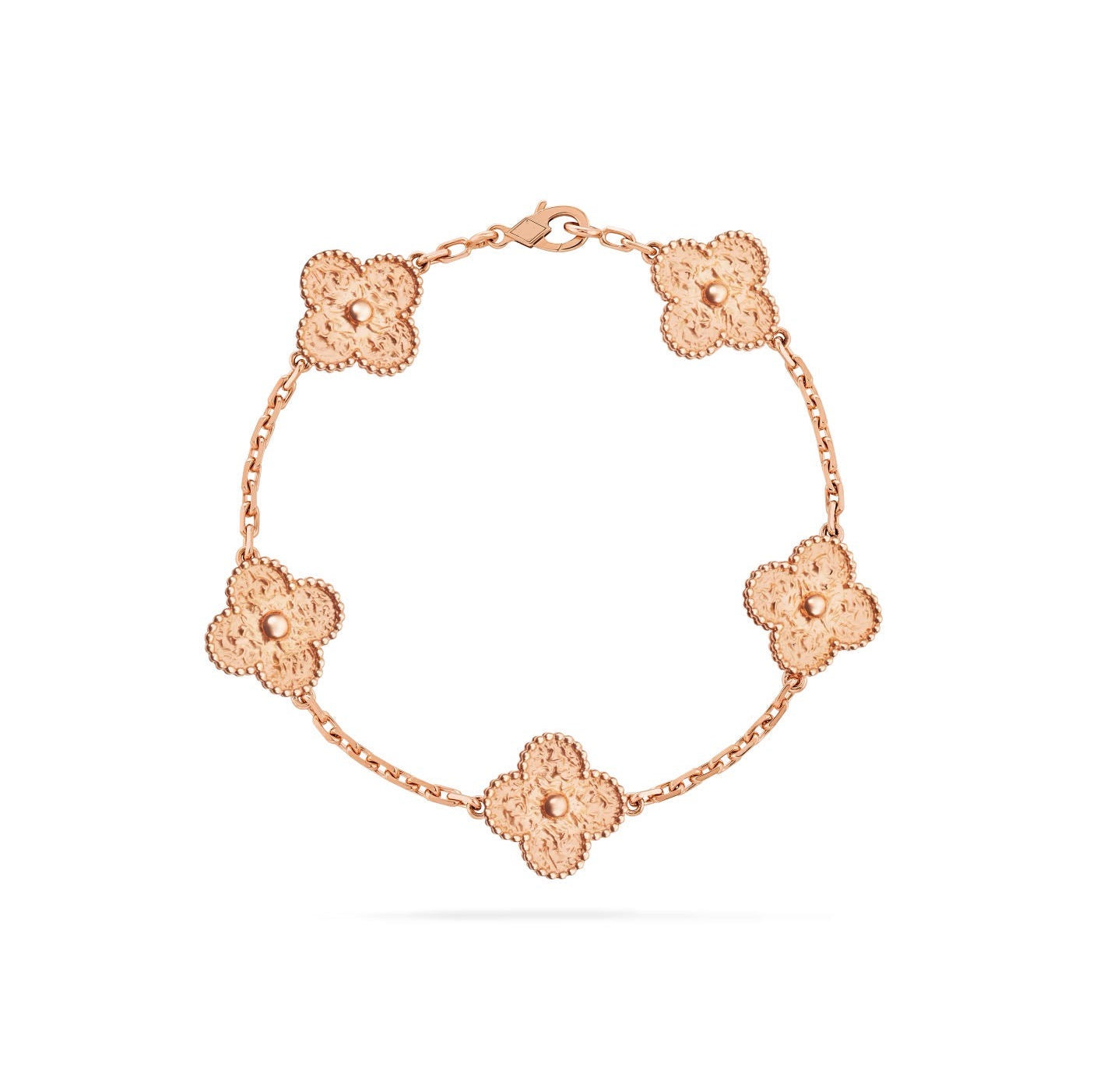 14ct Clover Charm Bracelet