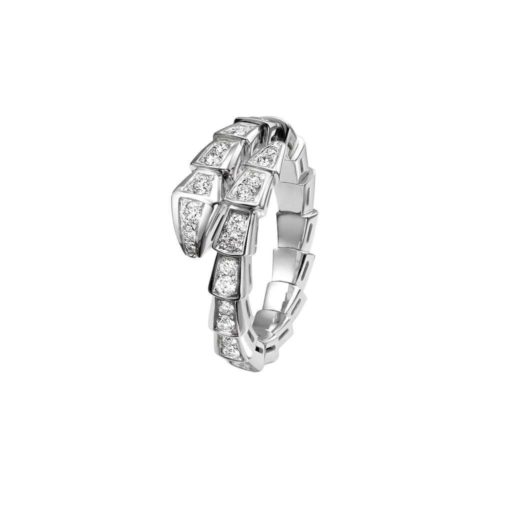 14ct White Gold Serpenti Ring