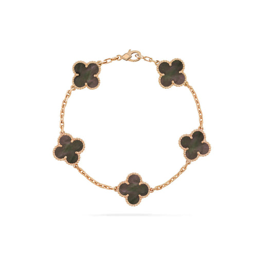 14ct Clover Charm Bracelet