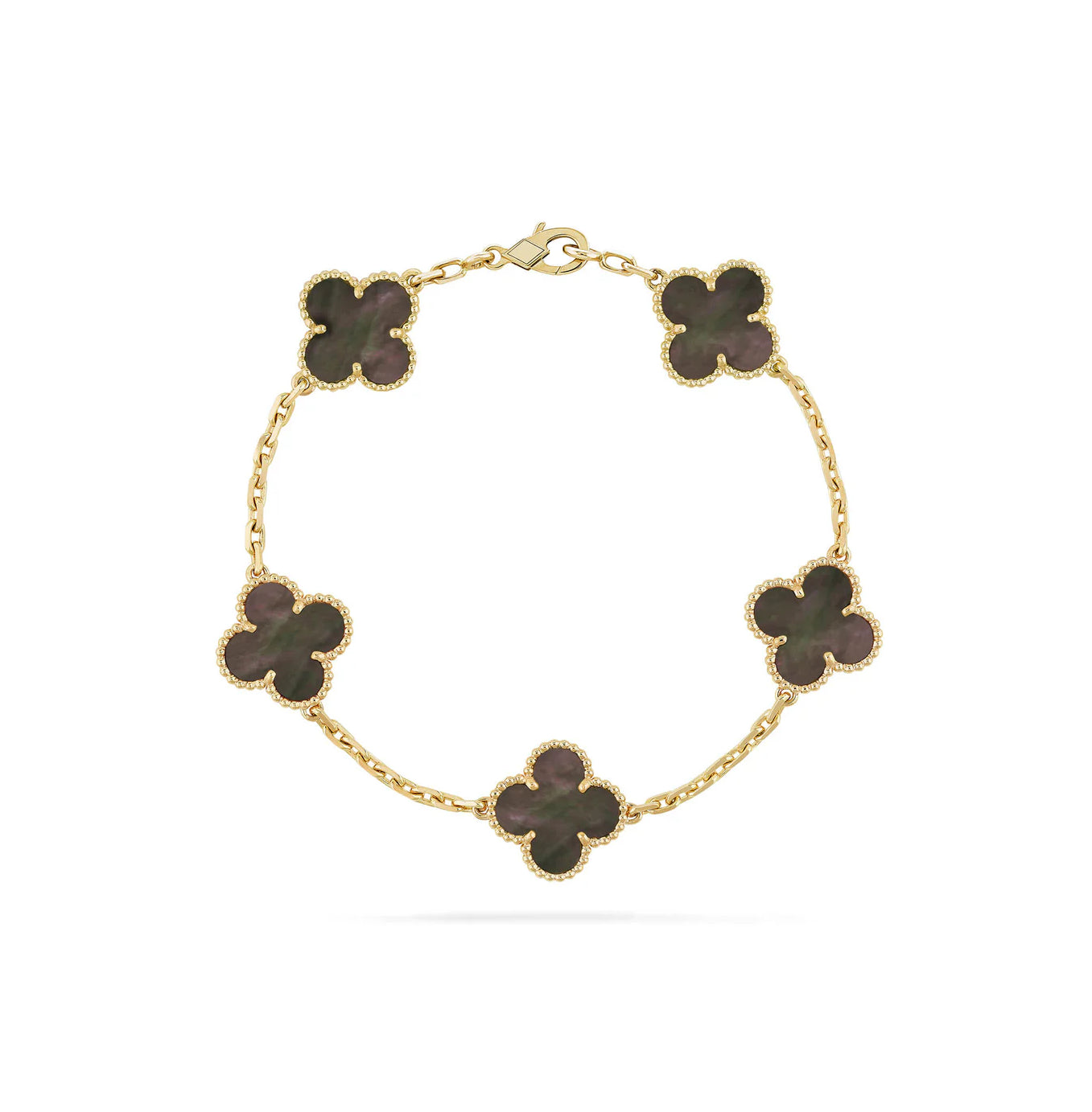 14ct Clover Charm Bracelet