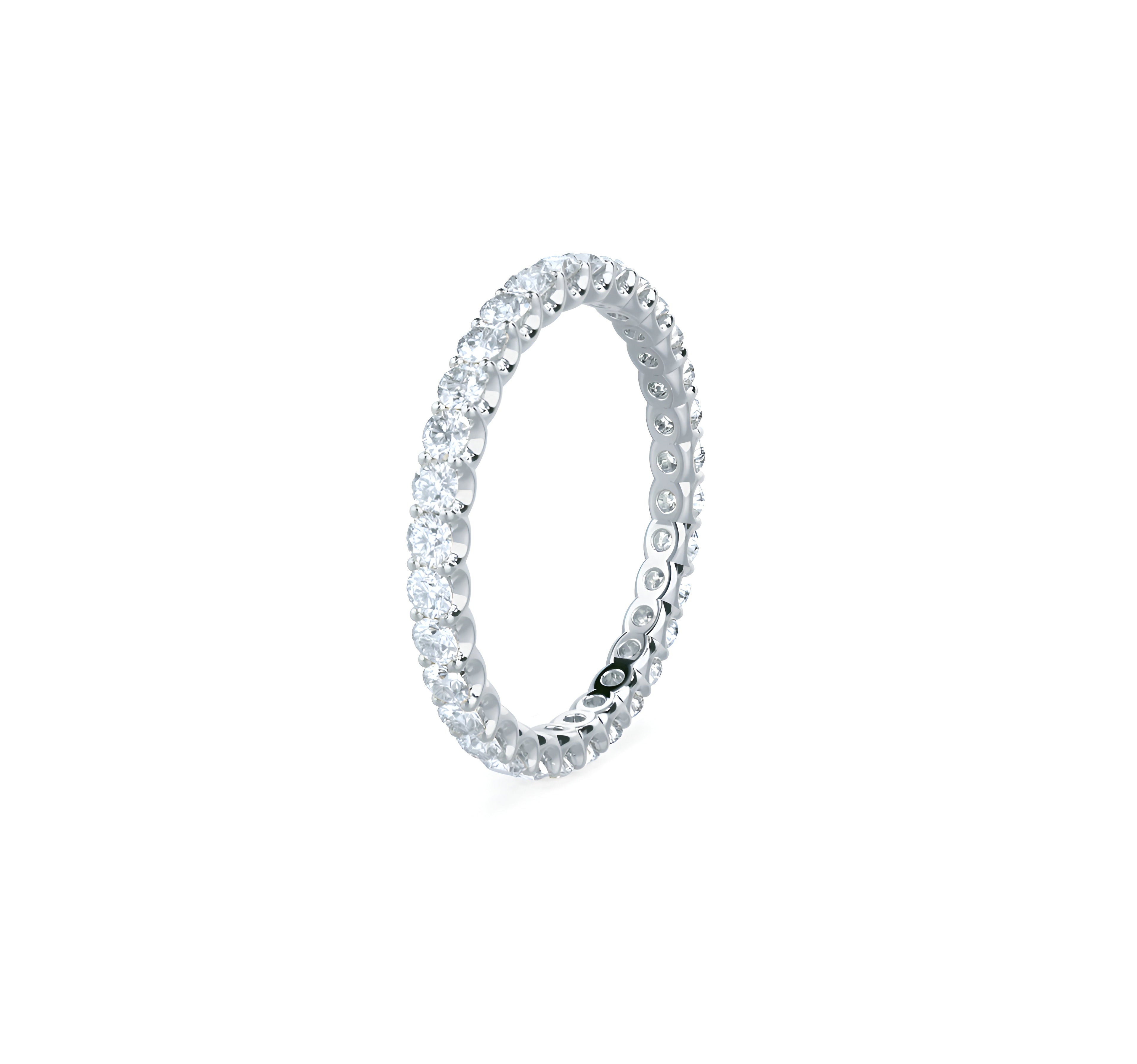 14ct Gold Moissanite Ring