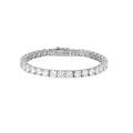 14ct White Gold Tennis Bracelet/Moissanite
