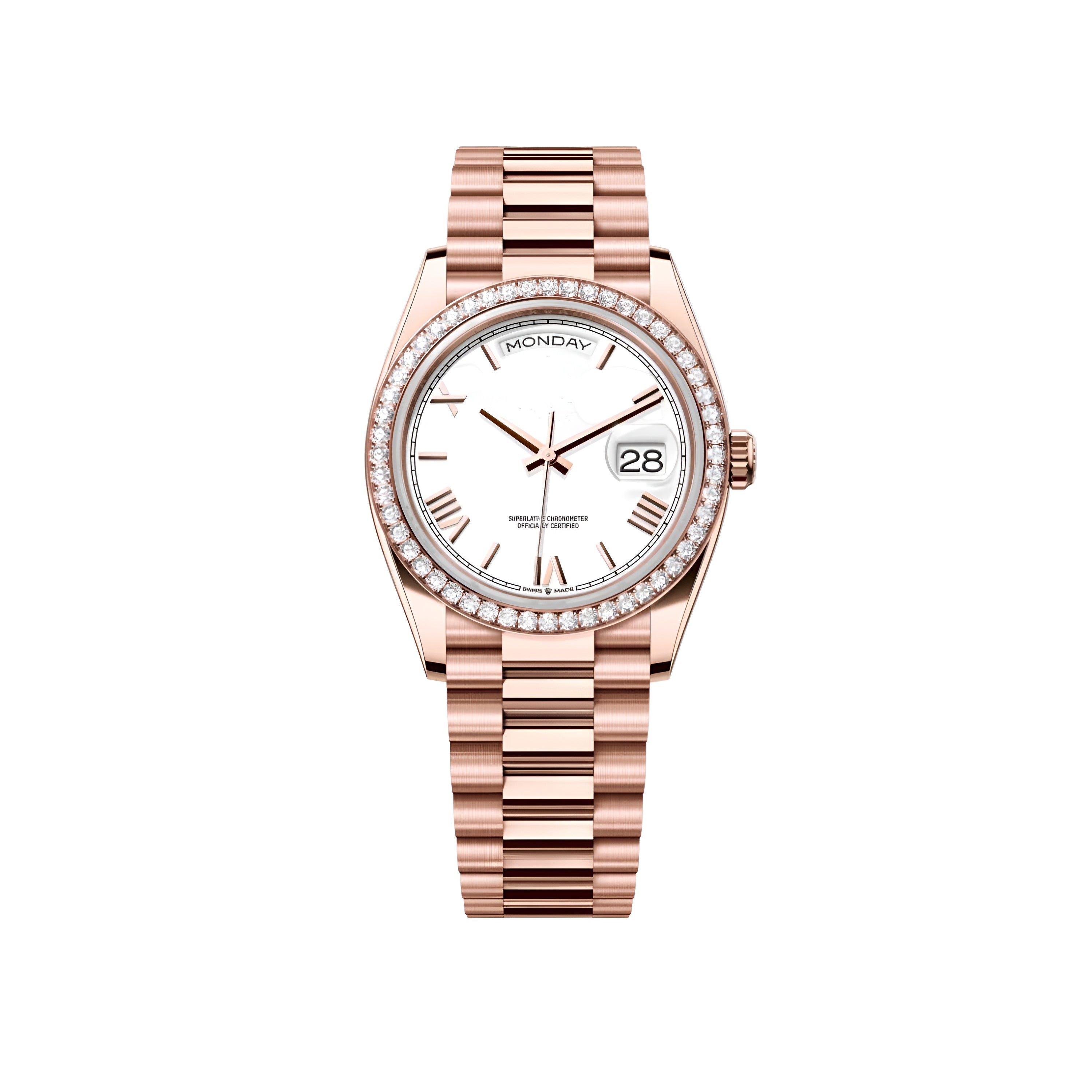 14ct Rose Gold Date-Just Watch