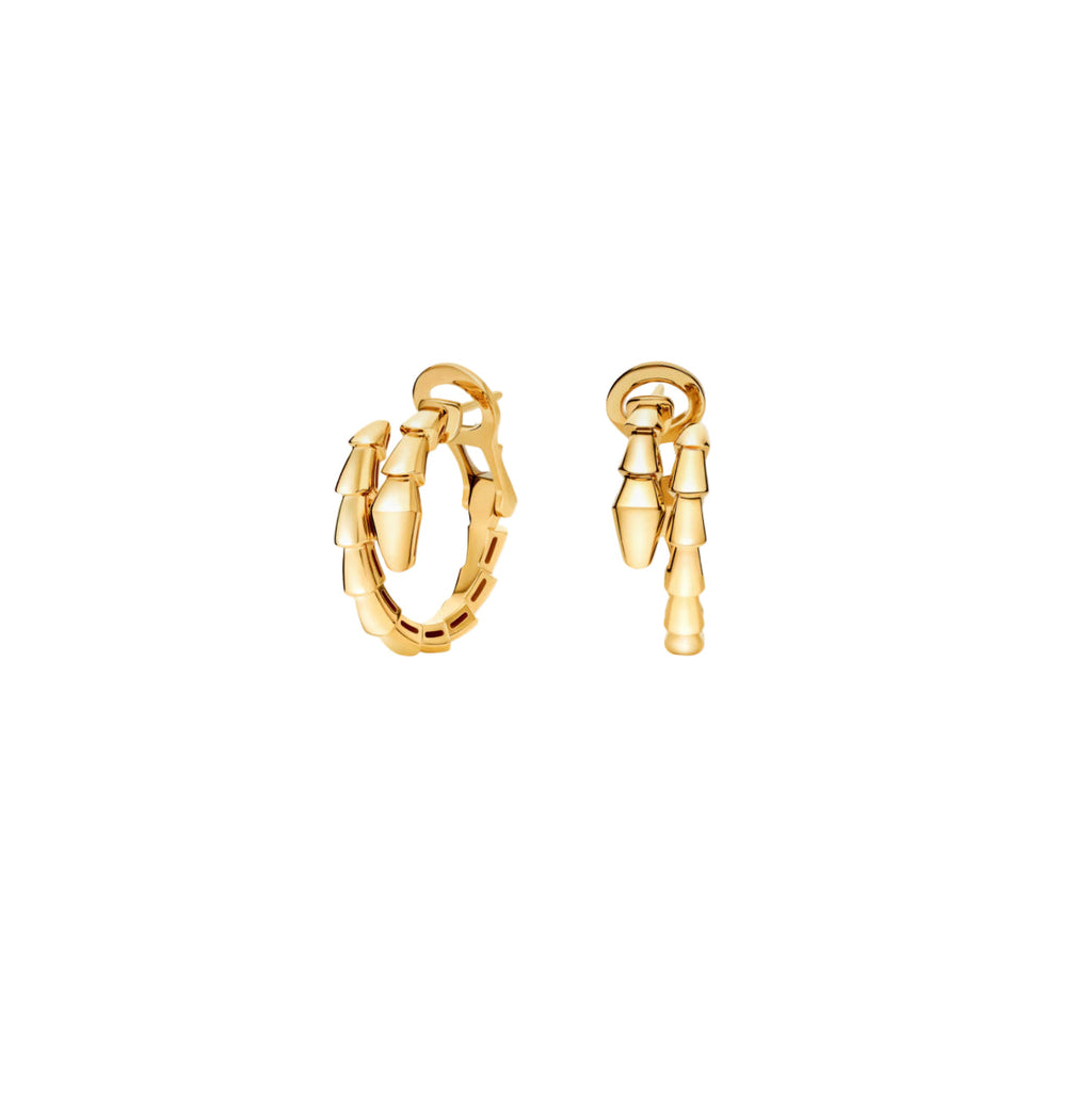 14ct Yellow Gold Serpenti Earrings